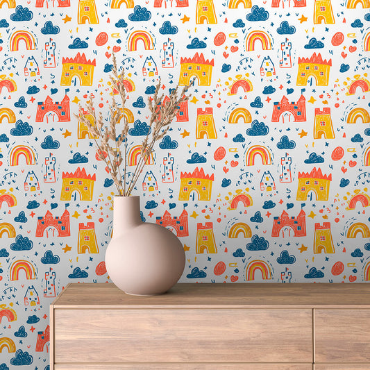 Childhood Castle Dreamscape - WallCreatives