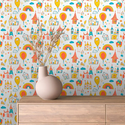 Crayon Castles & Rainbow Skies - WallCreatives