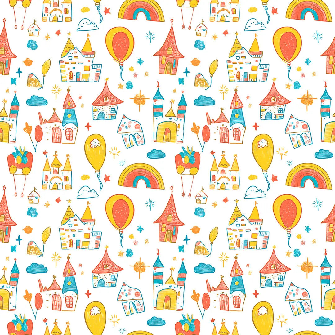 Crayon Castles & Rainbow Skies - WallCreatives
