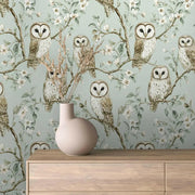 Enchanted Owl Grove Toile - WallCreatives