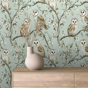 Enchanted Owl Grove Wallpaper - WallCreatives
