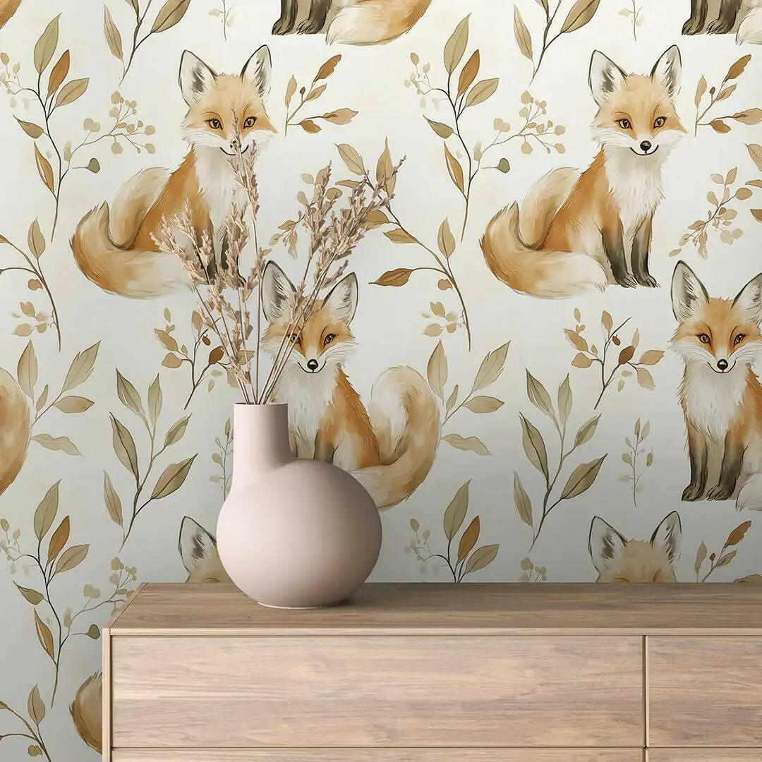 Fablewood Fox & Foliage - WallCreatives