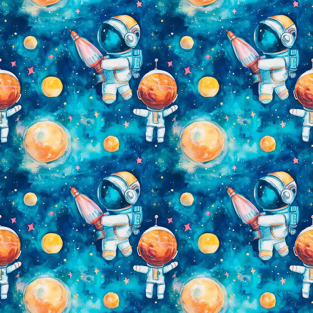 Little Astronaut's Grand Adventure - WallCreatives