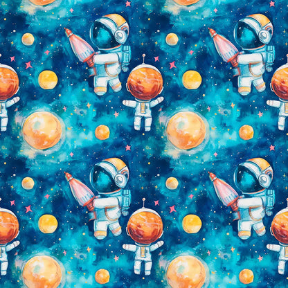 Little Astronaut's Grand Adventure - WallCreatives