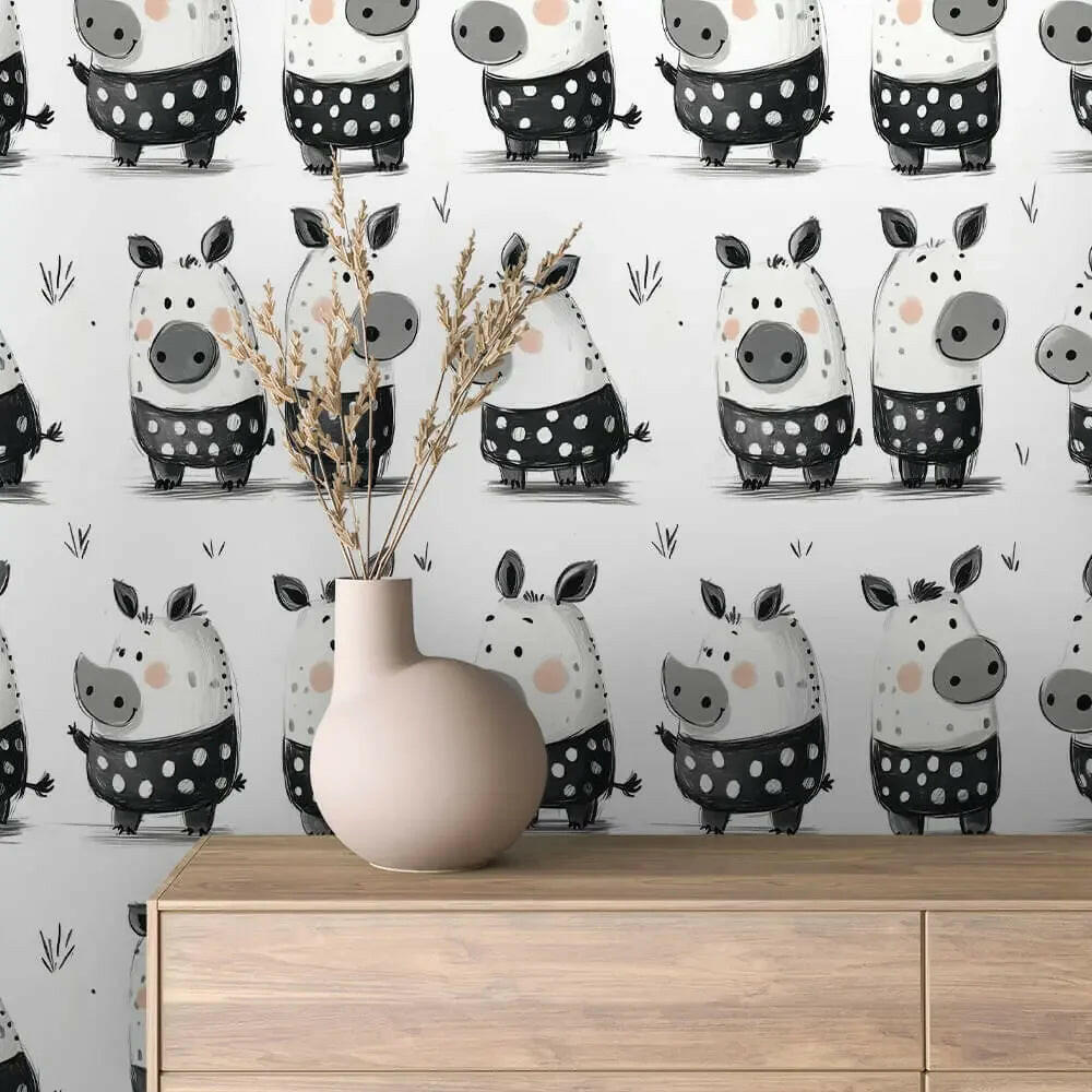 Playful Polka Dot Pals - WallCreatives