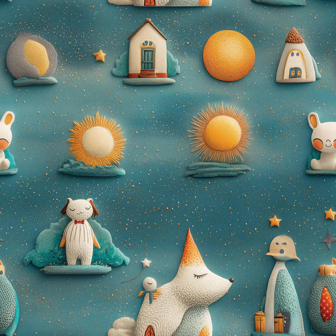 Sleepy Sky Storybook Adventure - WallCreatives