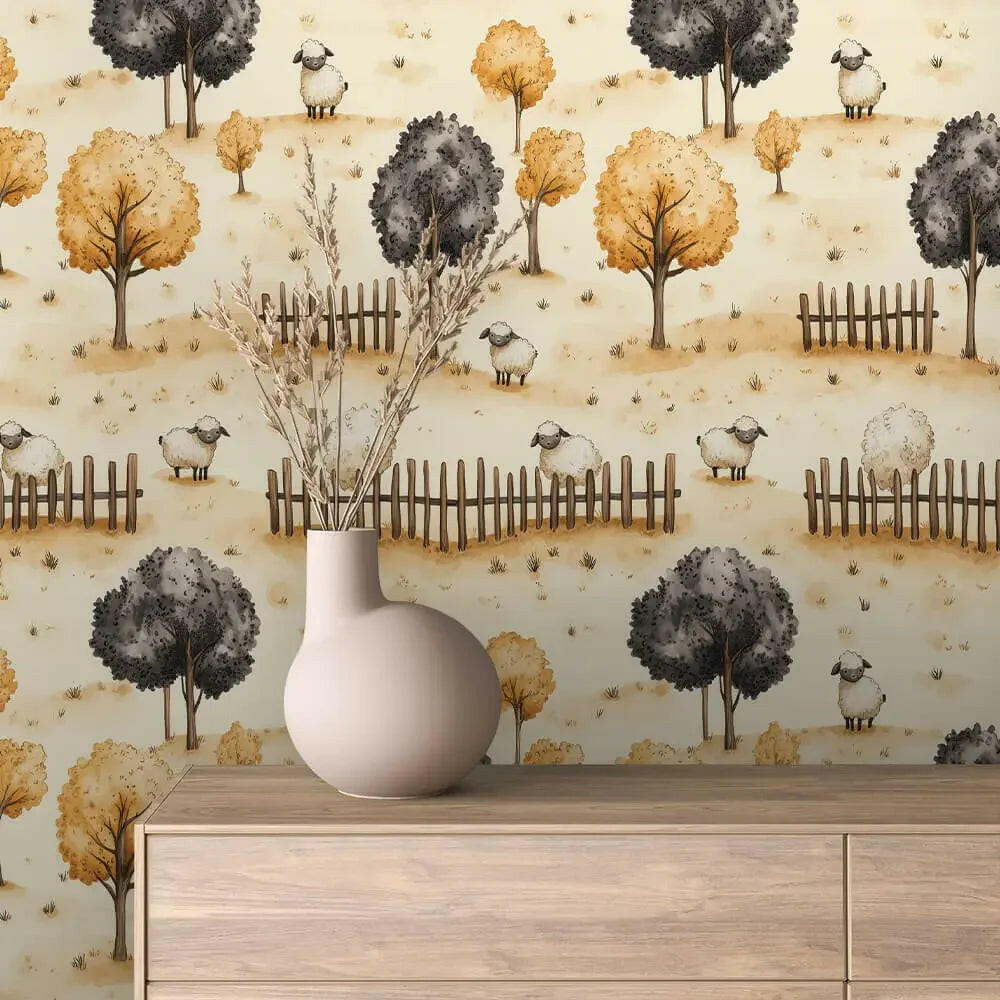 Sweet Dreams Sheep Meadow - WallCreatives