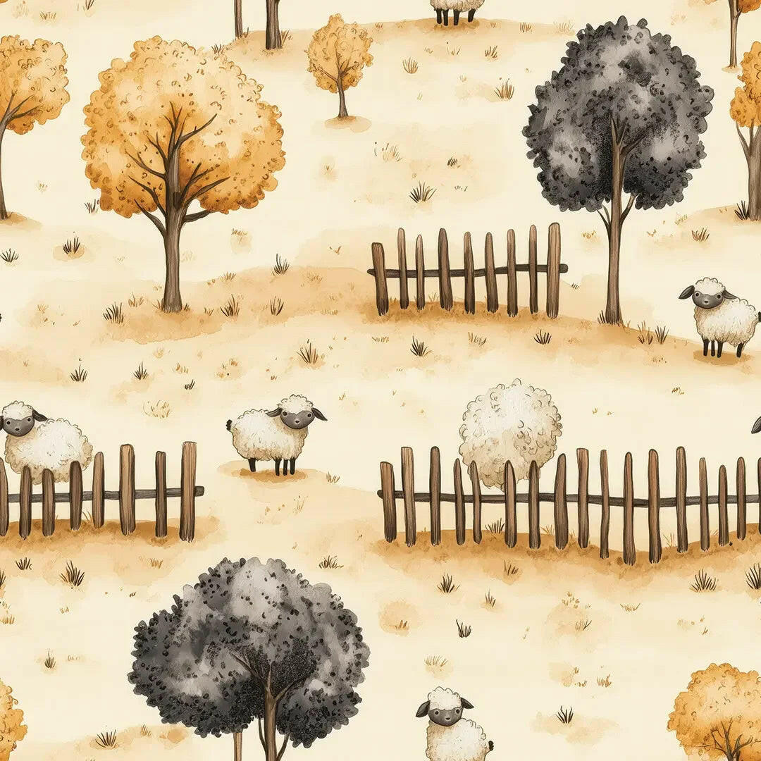 Sweet Dreams Sheep Meadow - WallCreatives