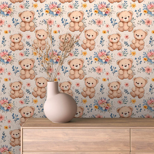 Sweet Dreams Teddy Bear Hugs - WallCreatives