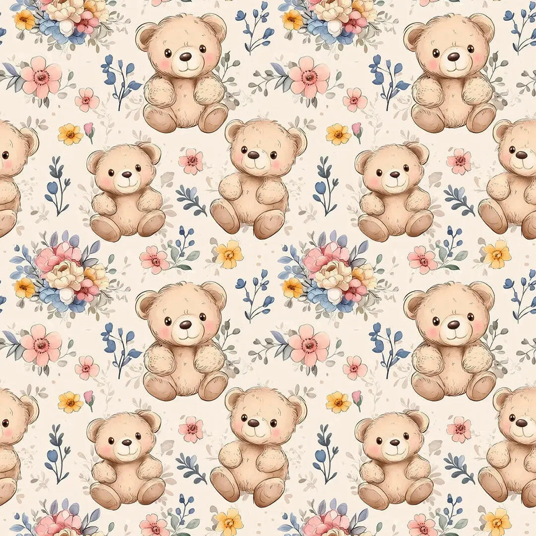Sweet Dreams Teddy Bear Hugs - WallCreatives