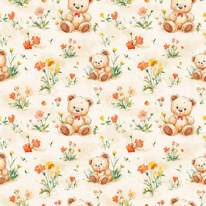 Teddy's Garden Whispers - WallCreatives