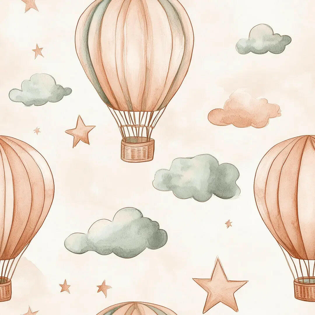 Vintage Sky Adventure Wallpaper - WallCreatives