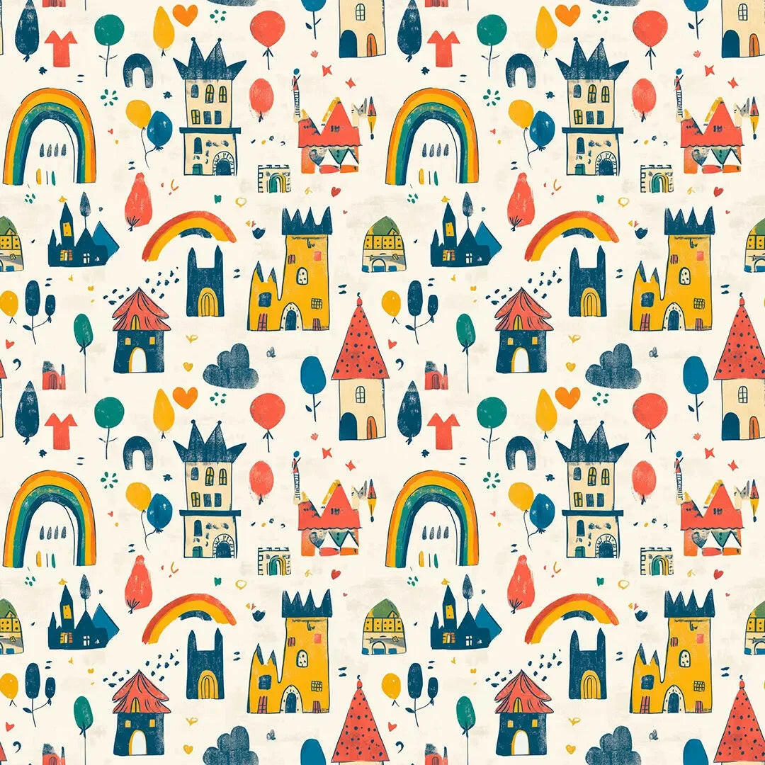 Whimsical Kingdom Adventure Wallpaper - WallCreatives