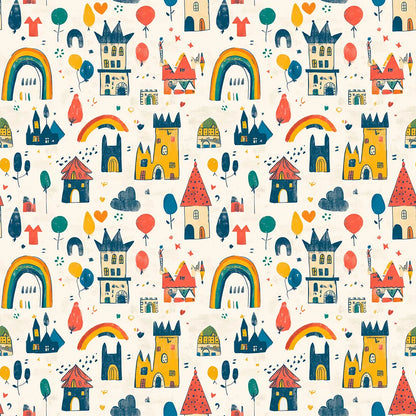 Whimsical Kingdom Adventure Wallpaper - WallCreatives