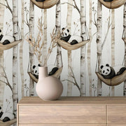 Whimsical Panda Hammock Haven - WallCreatives