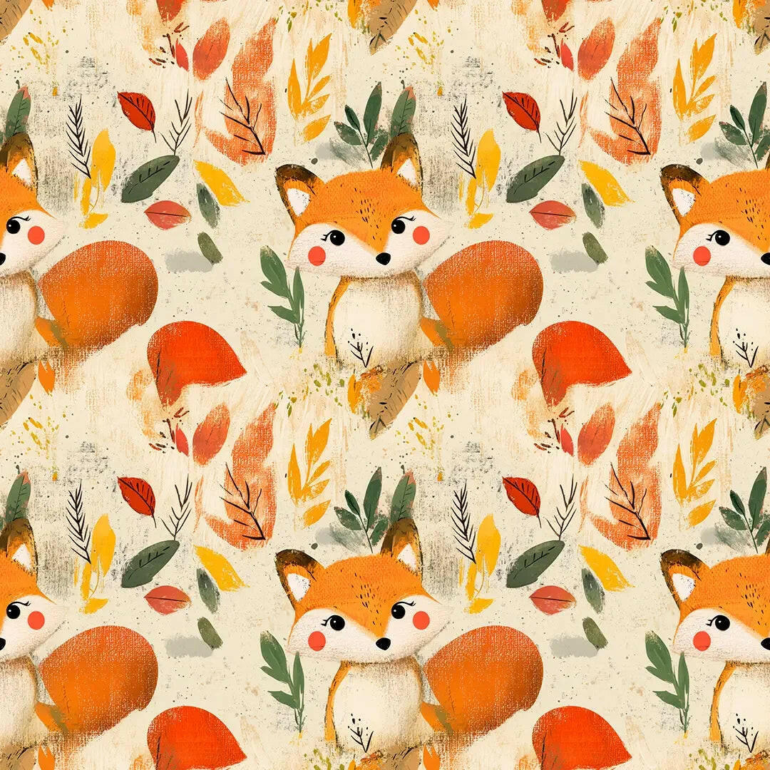 Whimsical Woodland Fox Trot - WallCreatives