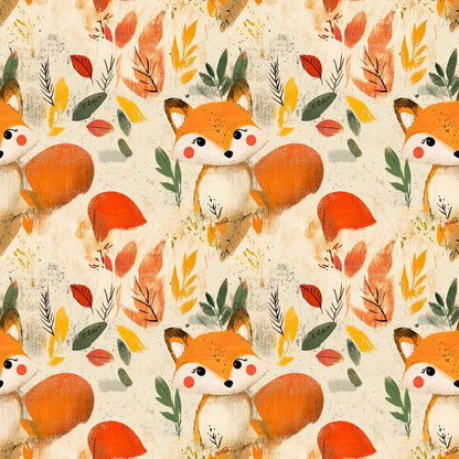 Whimsical Woodland Fox Trot - WallCreatives