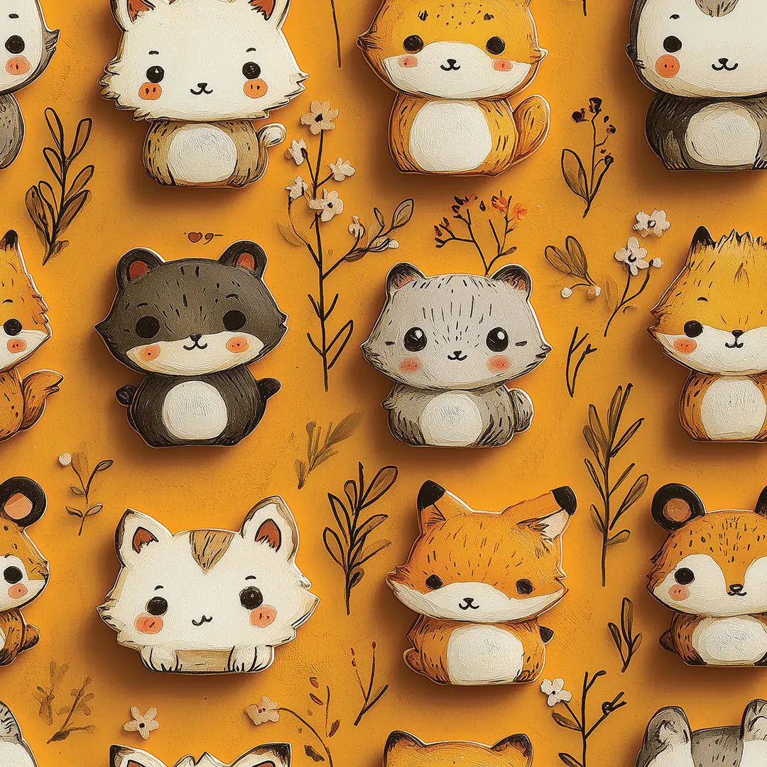 whimsical woodland friends parade - wallcreatives