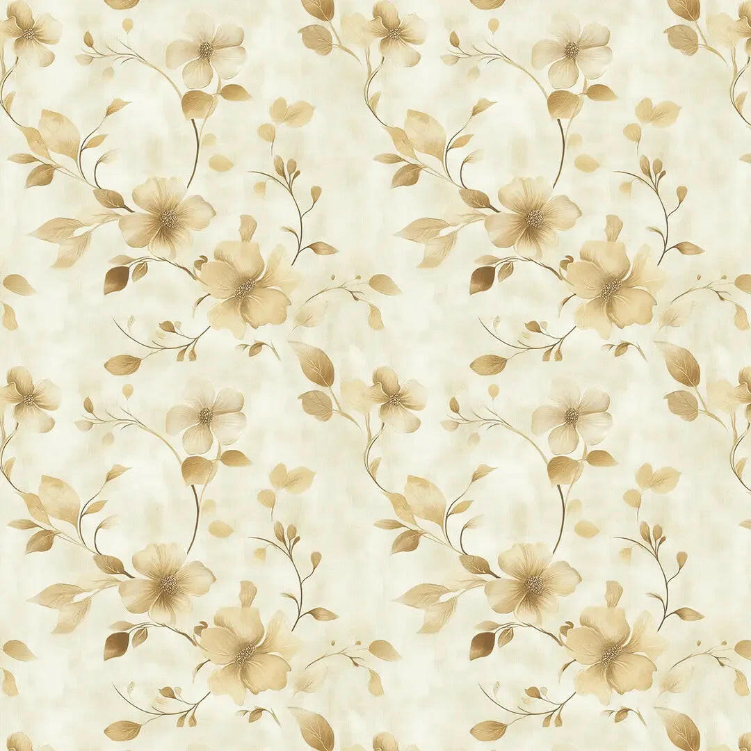 golden hour floral trail - wallcreatives