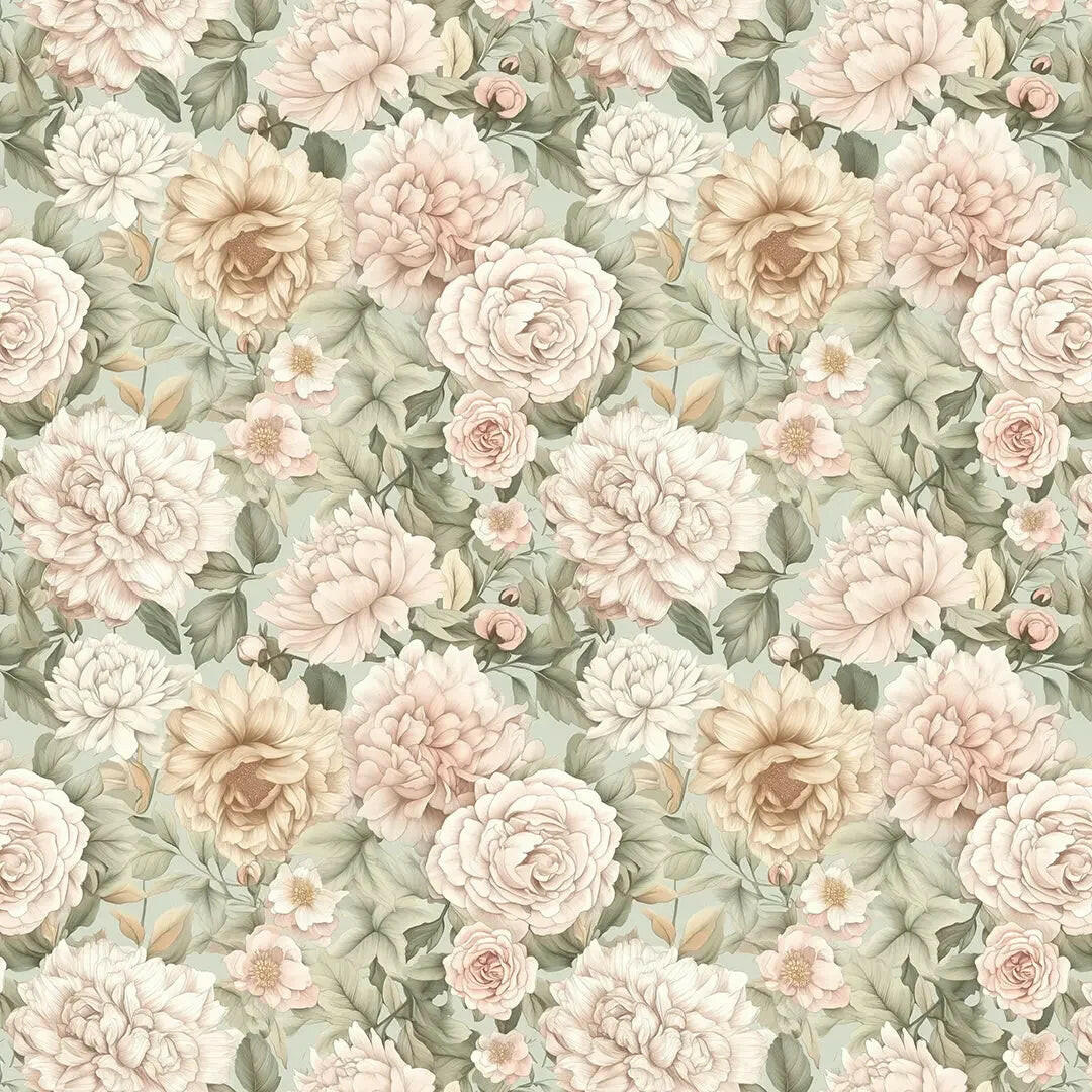 heirloom blush garden tapestry - wallcreatives