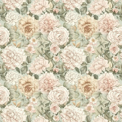 Heirloom Blush Garden Tapestry - WallCreatives